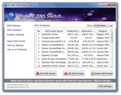 ChrisPC DNS Switch Pro